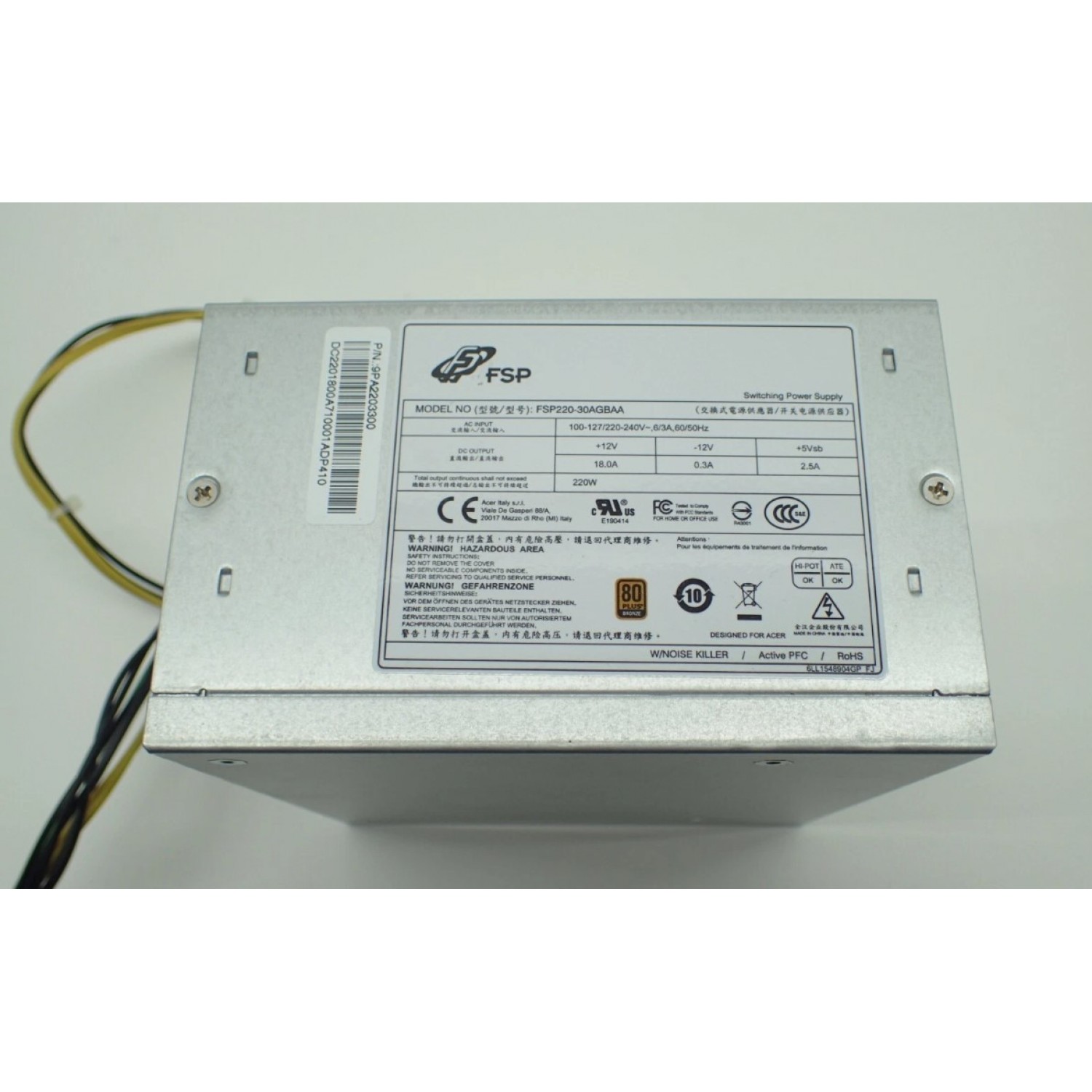 Sursa PC second hand Acer Veriton Essential S2710G FSP220-30AGBAA 220W Surse PC