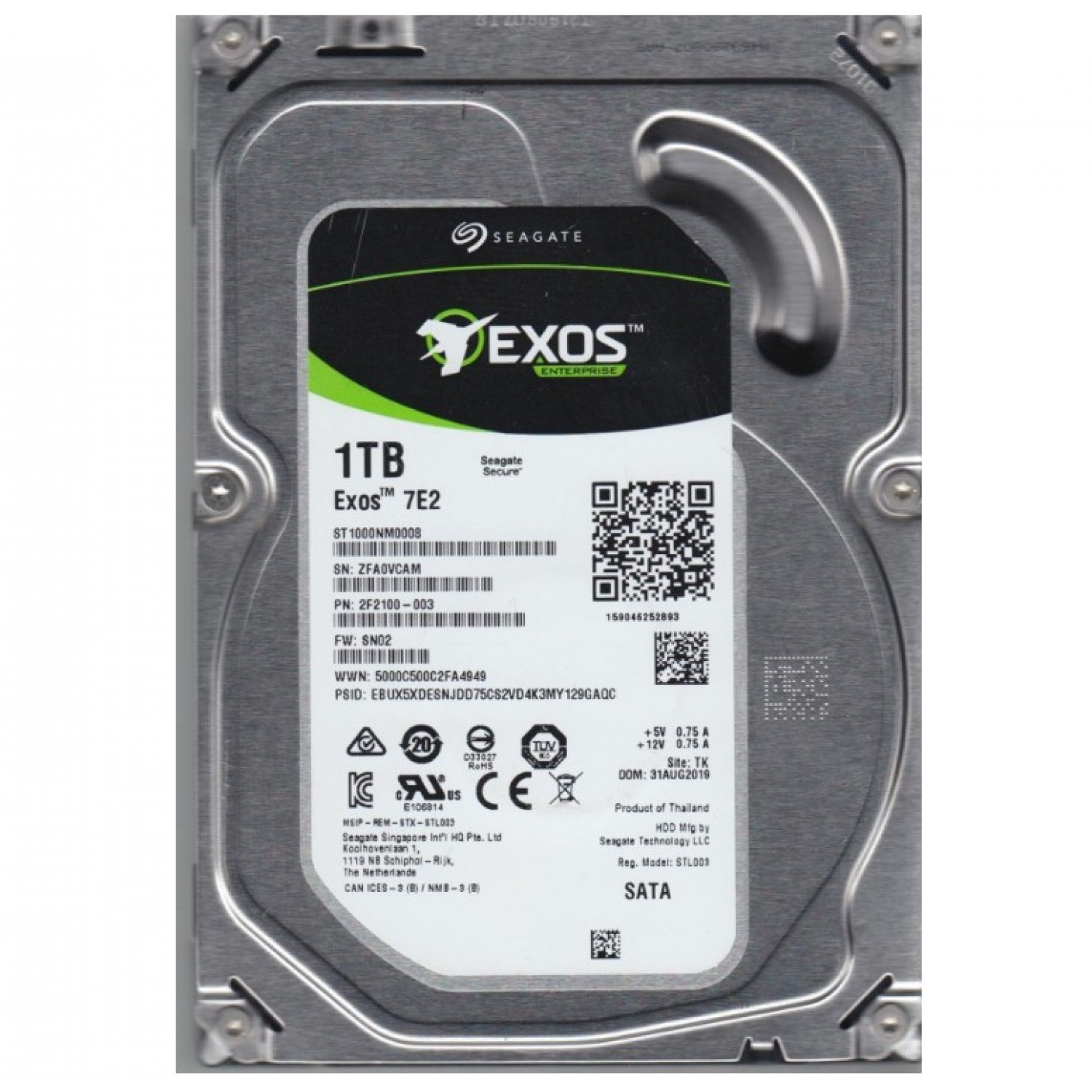 Hard disk PC Seagate ES 1TB 7200rpm 64MB ST1000NM0011 SATA Hard Disk-uri PC