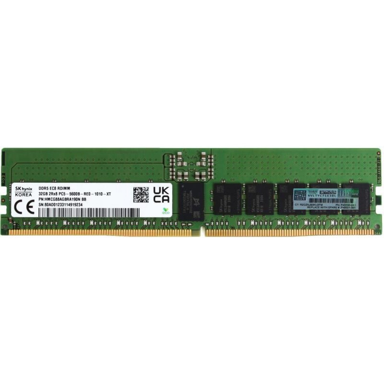 Memorie server HP 32GB DDR5 Hynix HMCG88AGBRA190N 2Rx8 PC5-5600B-RE0-1010-XT P43330-1A1 P56152-001 Memorii Server