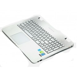 Palmrest cu tastatura second Asus N551 N551J N551JB N551JM N551JQ N551JW N551VW N551JW N551JK N551ZU Silver Backlight US
