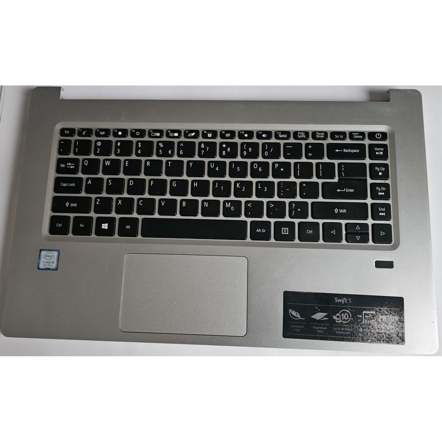 Palmrest cu tastatura second US hand Acer Swift 5 SF515-S1 SF515-51T Parti Plastic