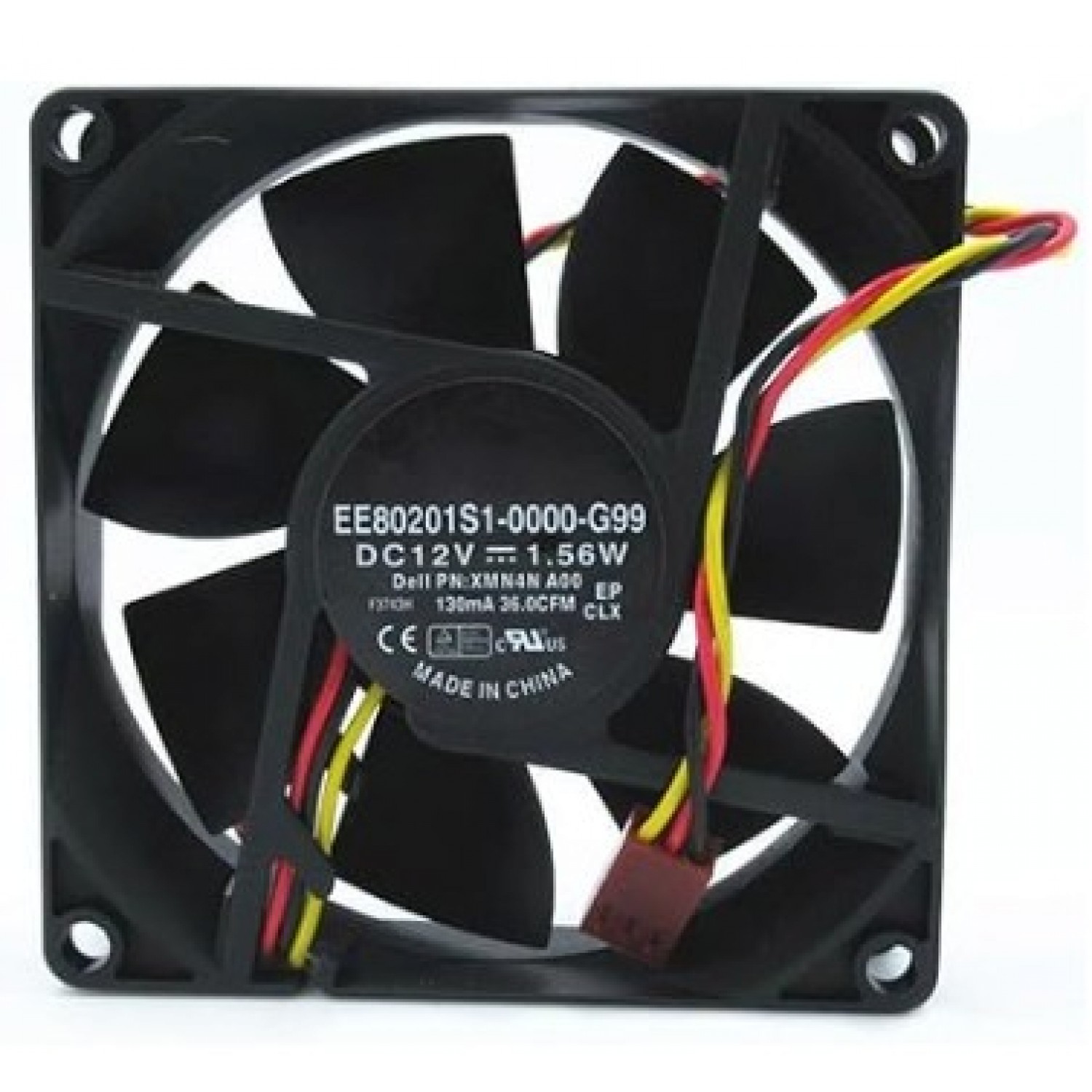 Ventilator carcasa EE80201S1-0000-G99 12V 130mA 1.56W 36.0CFM 3 fire OptiPlex 390 790 990 3010 SFF XMN4N Alte componente PC