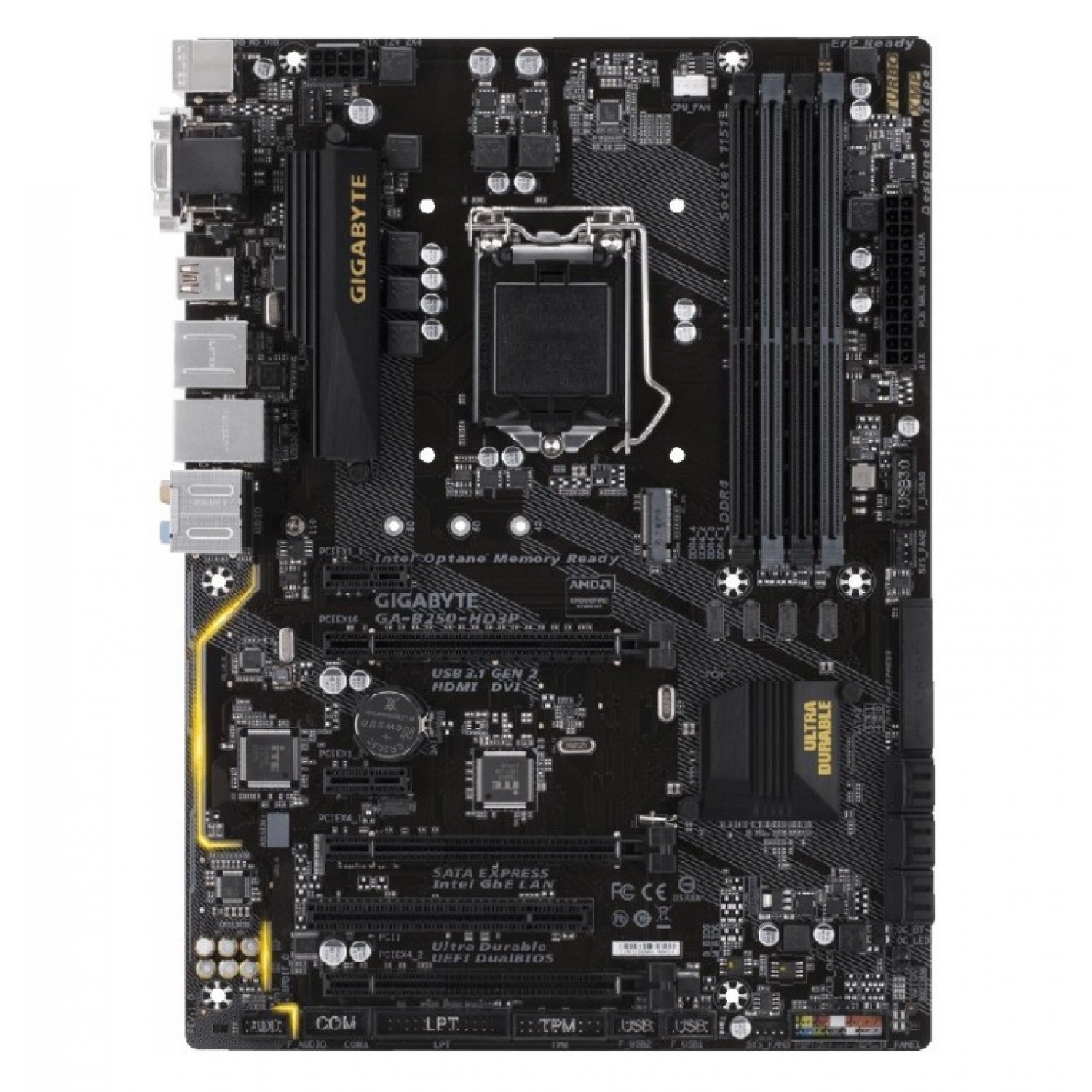 Placa de baza second hand GIGABYTE GA-B250-HD3P
