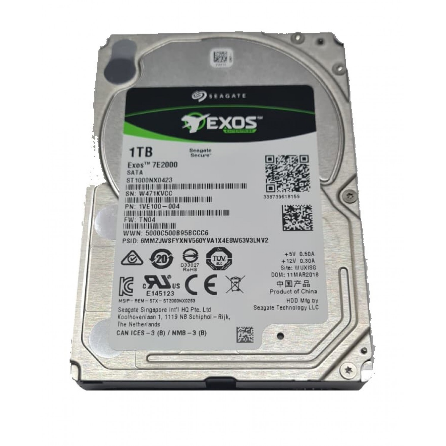 Hard disk server DELL Enterprise Class Exos 7E2000 1TB SATA 12Gbps 7.2K 2.5" ST1000NX0423 Hardisk-uri Server