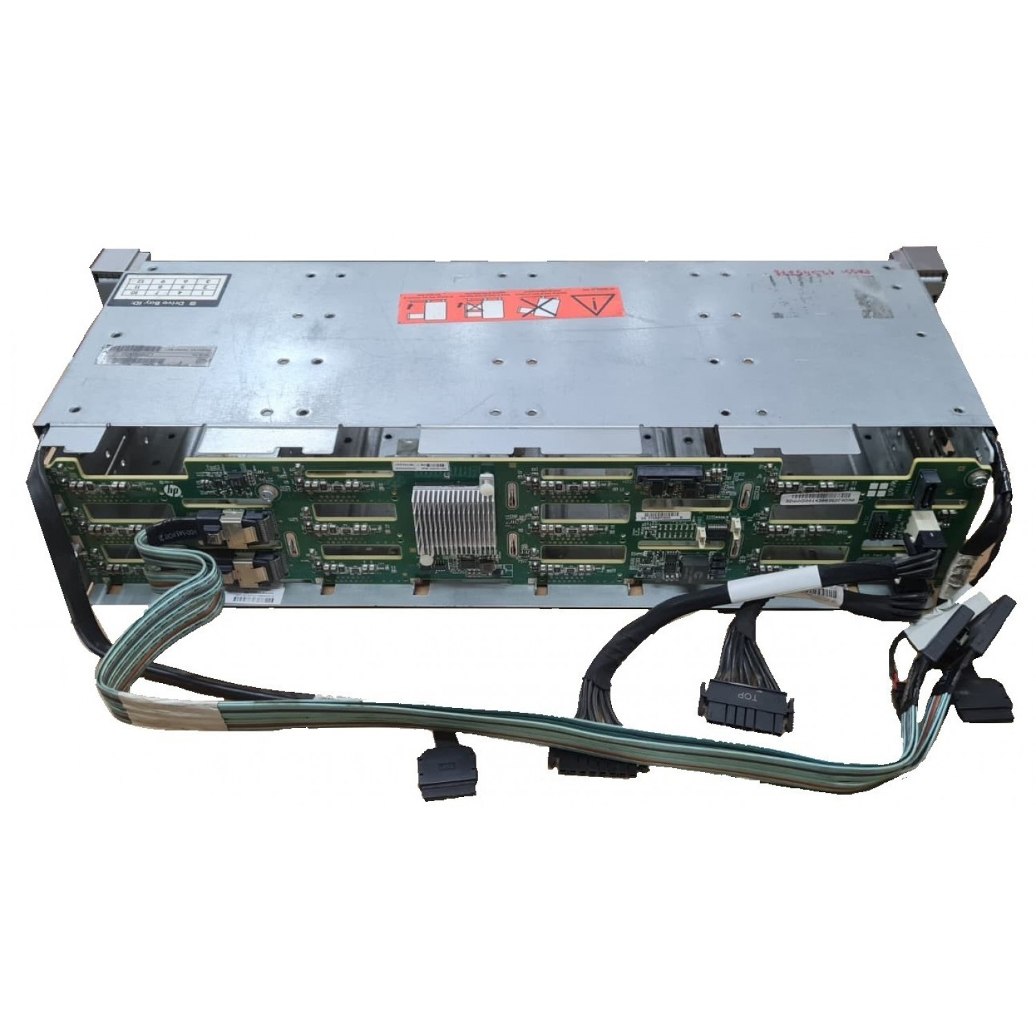 Carcasa fata cu urechi si backplane 647407-001 cu cabluri 12 X LFF HP ProLiant DL380p G8 Gen8 763482-B21 Diverse Server