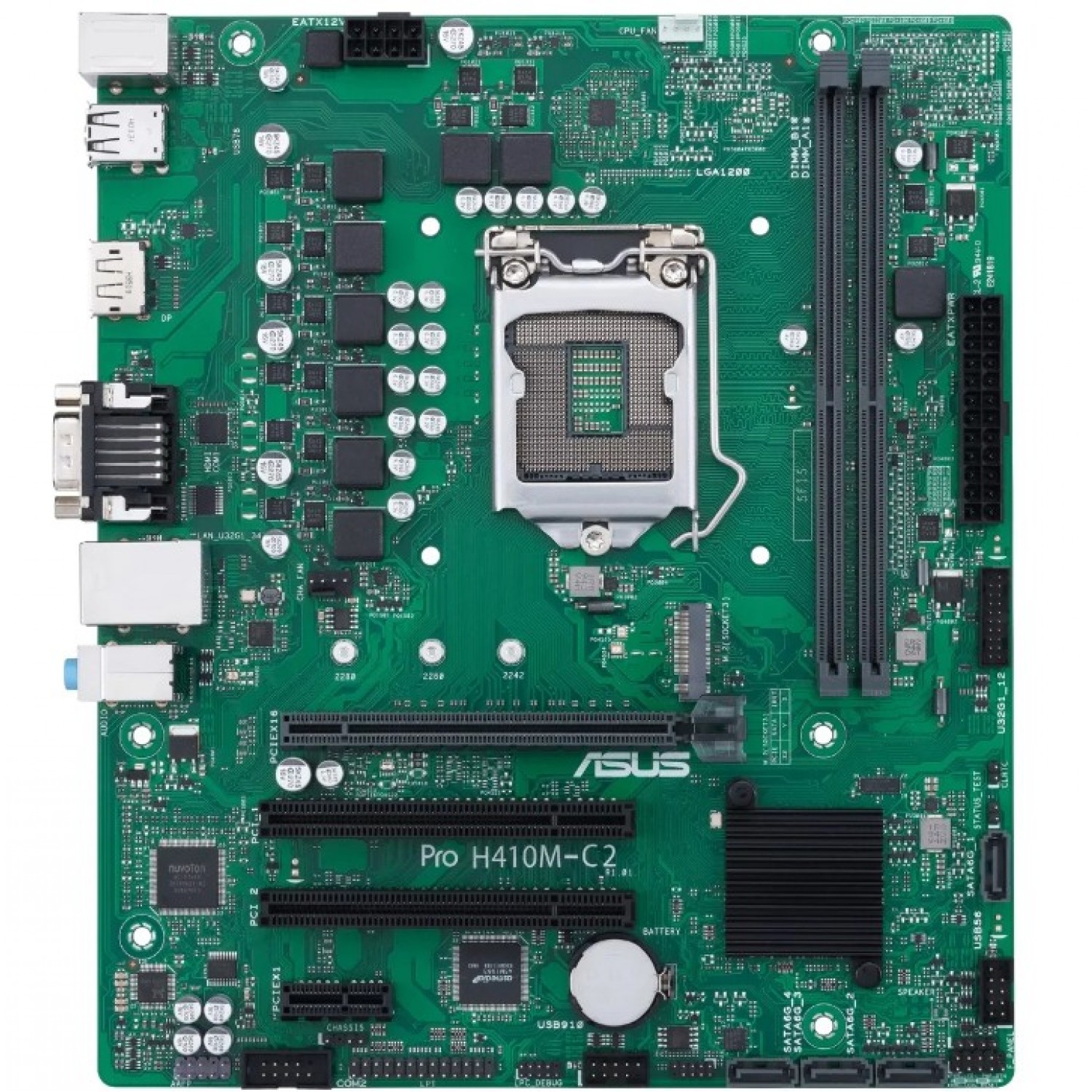 Placa de baza second hand ASUS PRO H410M-C2 Socket LGA1200 (Gen 10) Placi de Baza