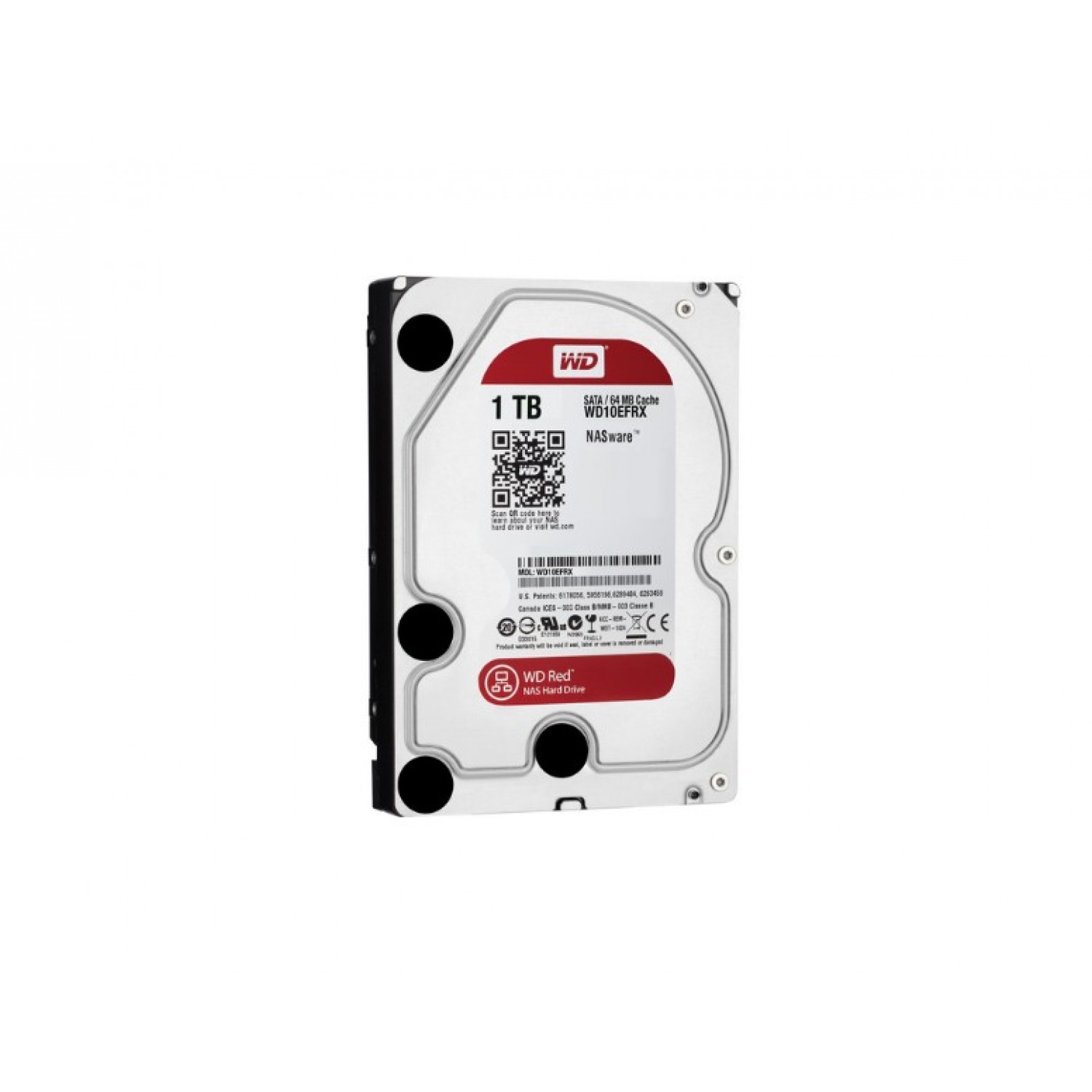 Hard disk PC second hand 1TB Western Digital WD10EFRX NASware SATA 3.5" 64MB Hard Disk-uri PC