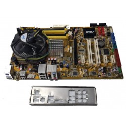 Kit placa de baza second hand ASUS P5K-SE cu procesor INTEL 4 CORE Q9550 LGA775 + Cooler cu insertie de cupru