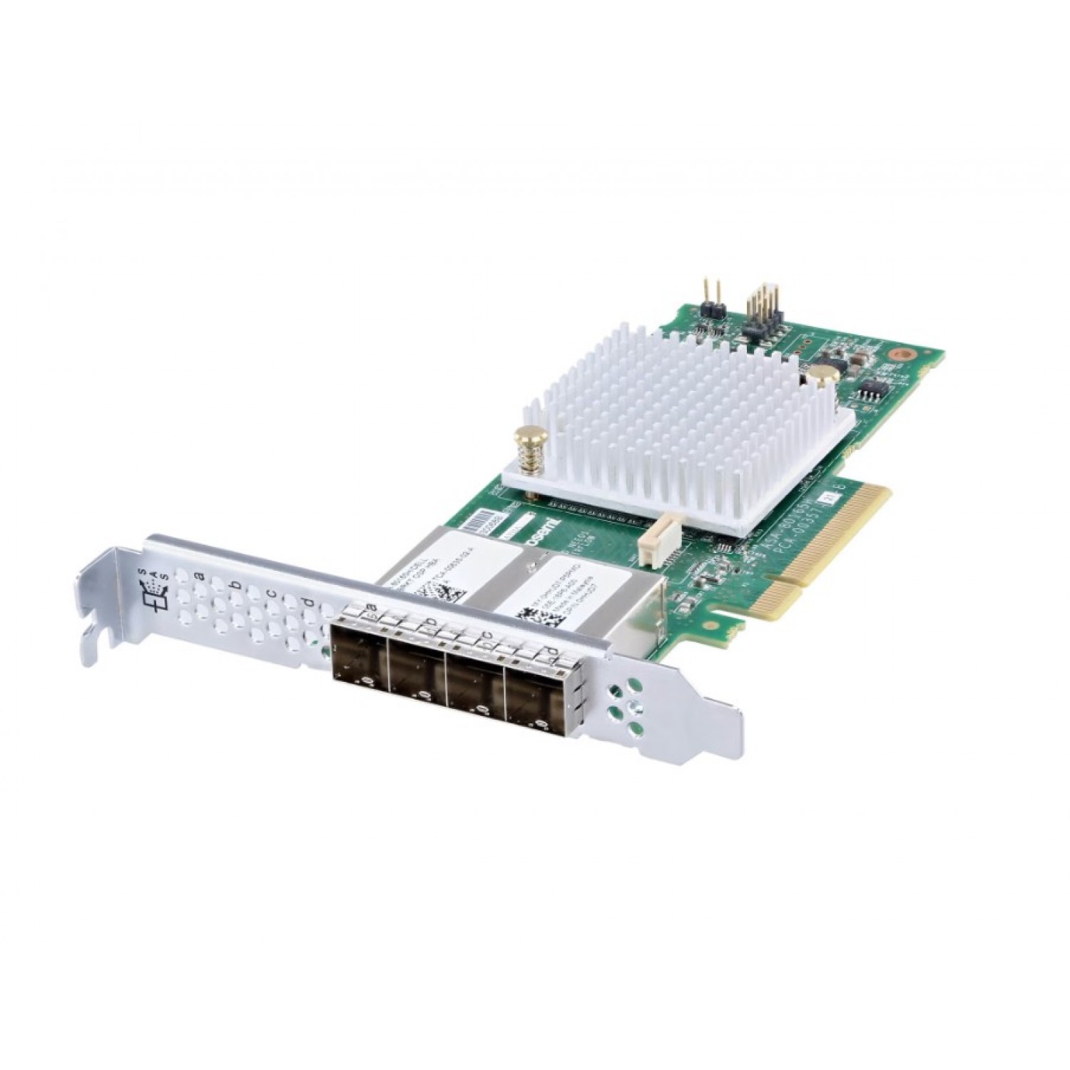 Controller HBA Dell Microsemi 4-Port 12G MiniSAS HD PCIe x8 Host Bus Adapter ASA-80165H HHJD7 Diverse Server