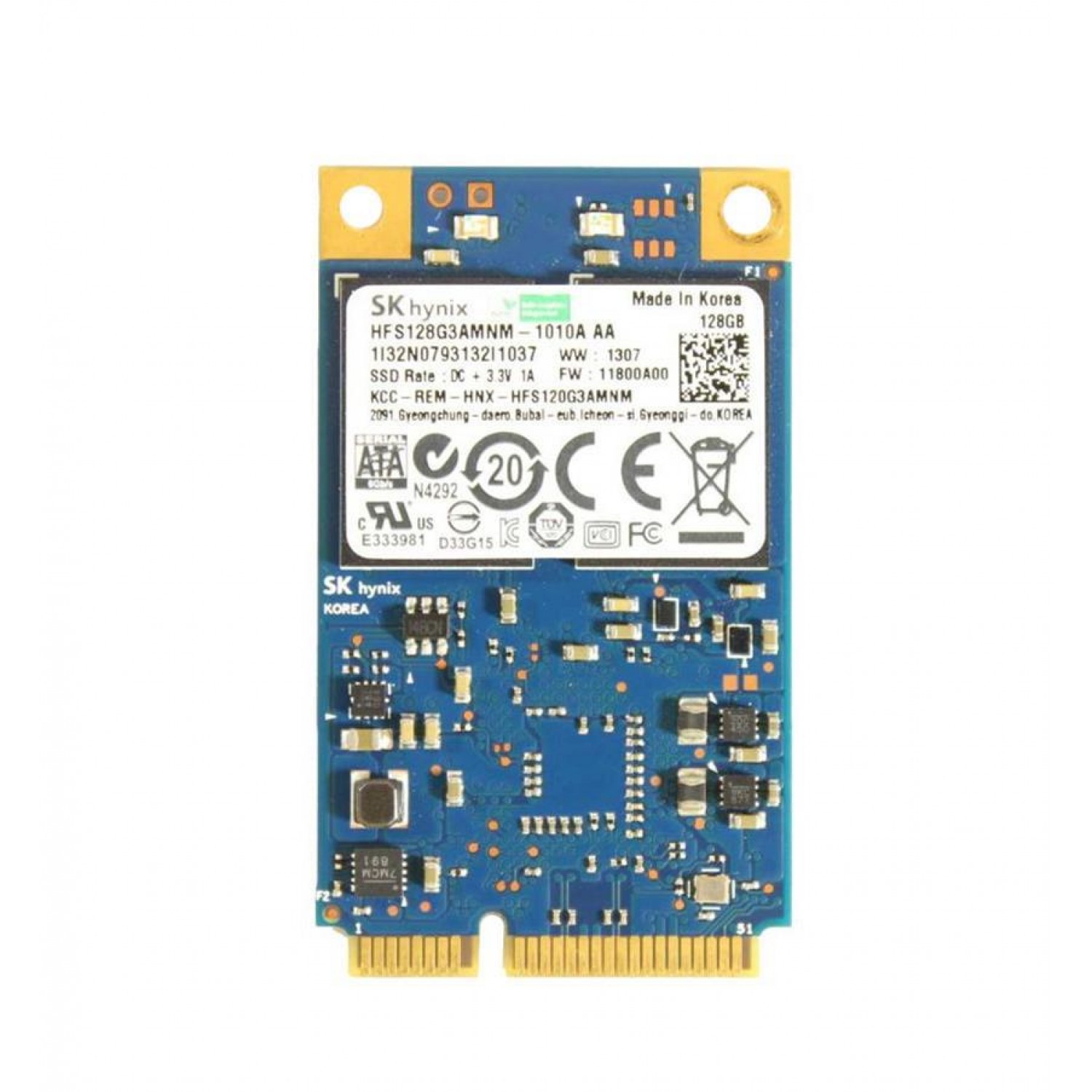 SSD SK hynix 128GB mSATA SATA III MLC – HFS128G3AMNM-1010A – 98% Life Hard Disk-uri