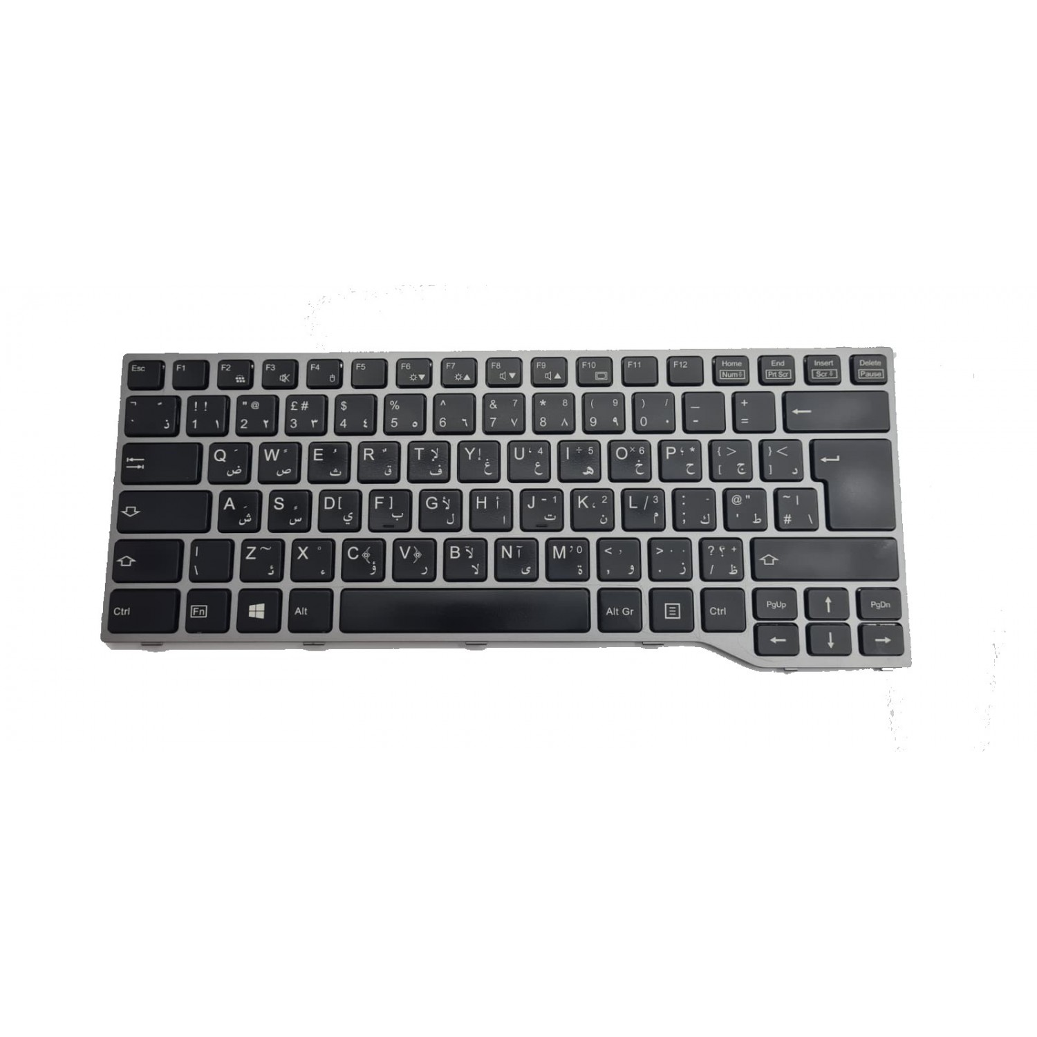 Tastatura laptop second hand Fujitsu LIFEBOOK E746 layout US/ araba Backlight Second Hand