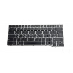 Tastatura laptop second hand Fujitsu LIFEBOOK E746 layout US/ araba Backlight
