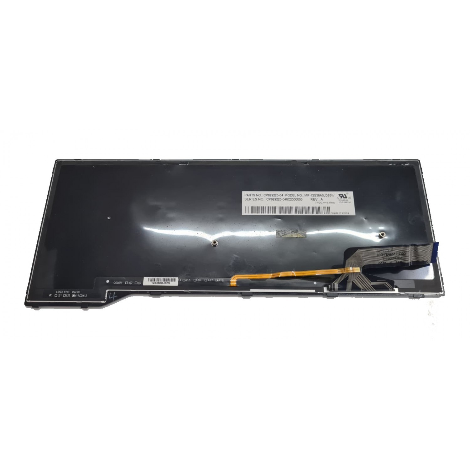 Tastatura laptop second hand Fujitsu LIFEBOOK E746 layout US/ araba Backlight Second Hand