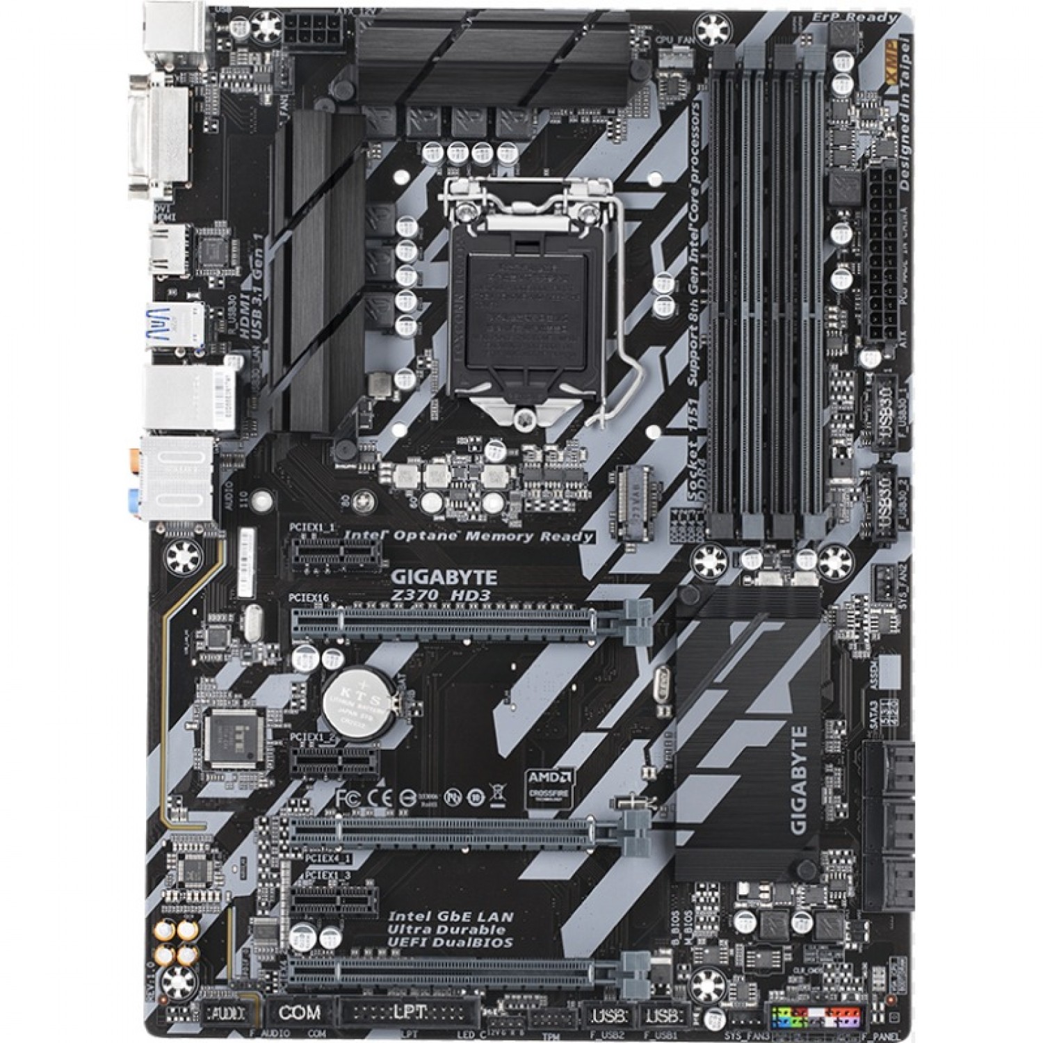 Placă de bază Gigabyte Z370 HD3 – LGA1151 – DDR4 HDMI integrat LGA1151 gen 8 si 9 Second Hand