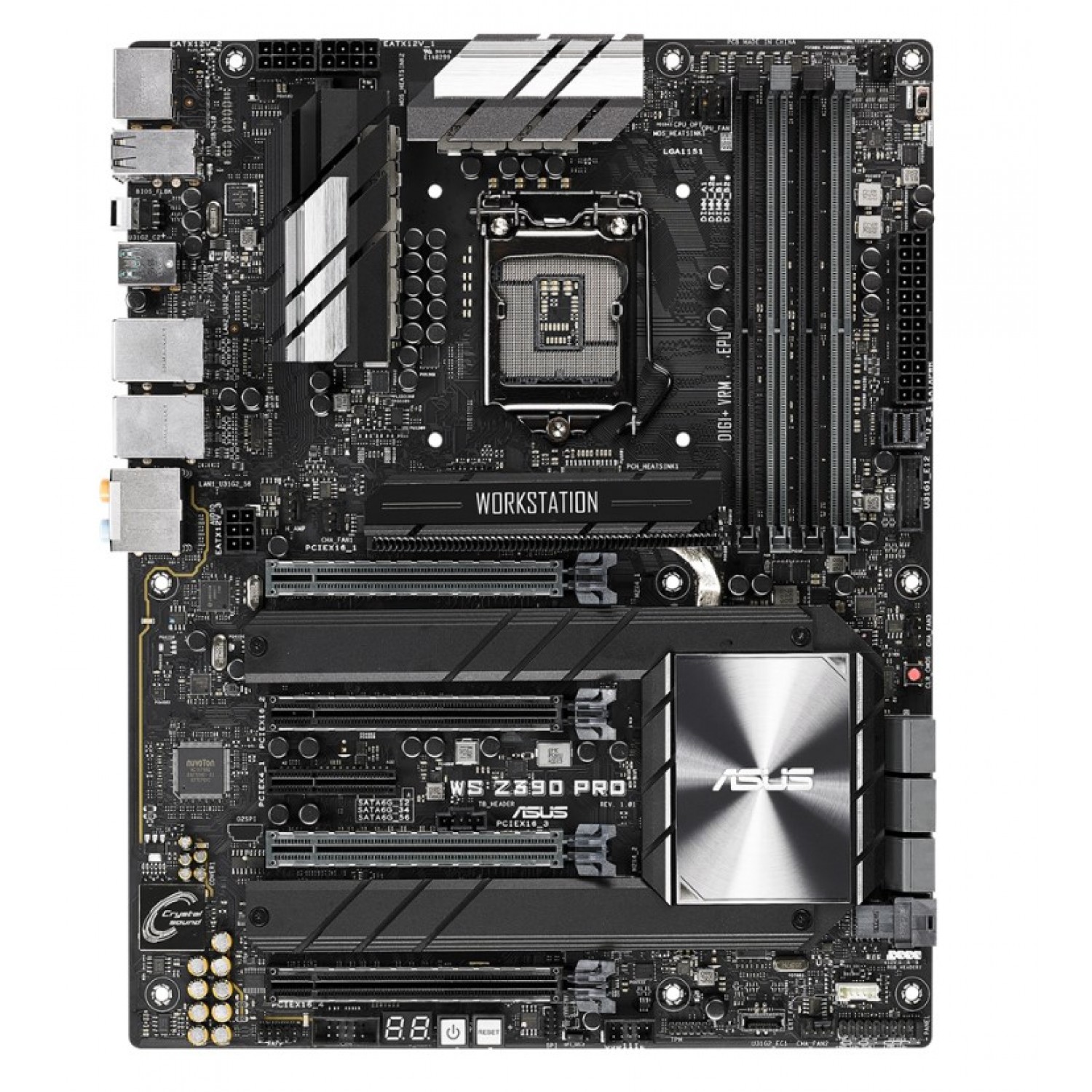 Placă de bază ASUS WS Z390 PRO Workstation LGA1151 Z390 DDR4 4x PCIe x16 (gen 8,9) Placi de Baza PC