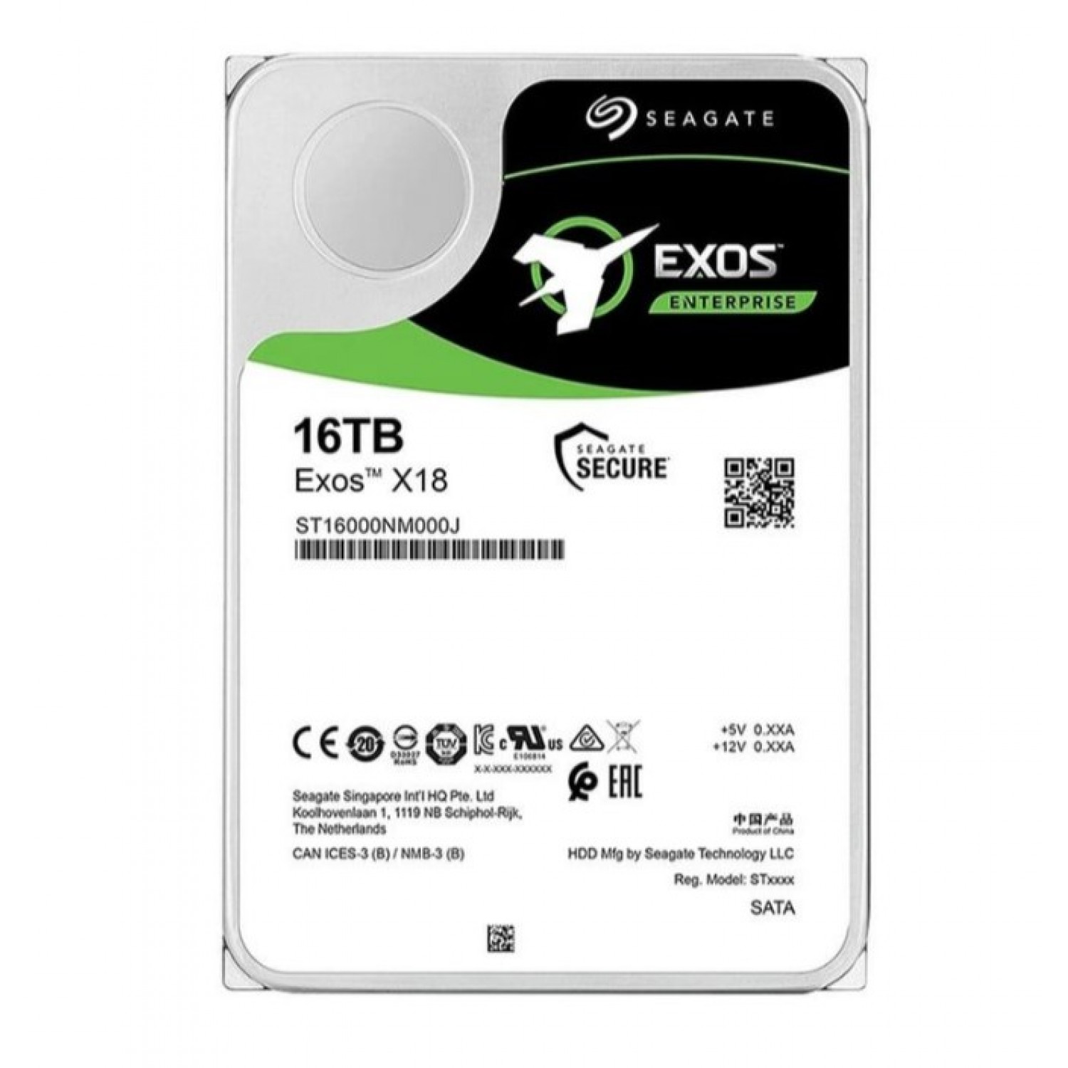 Hard disk PC second hand 16Tb Seagate Exos X18 ST16000NM000J, 7200 RPM, 256 cache Hardisk-uri Server