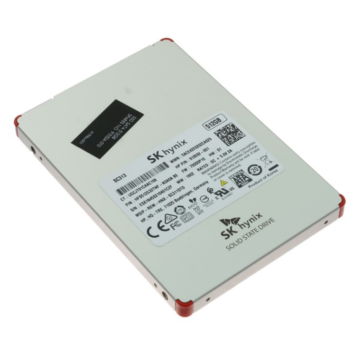 Hynix HFS512G32TNF-N3A0A - 512GB 6Gbps SATA III 7mm 2.5" Solid State SSD SC313 Enterprise 910532-001 OEM HP L514403-001 Hard Disk-uri