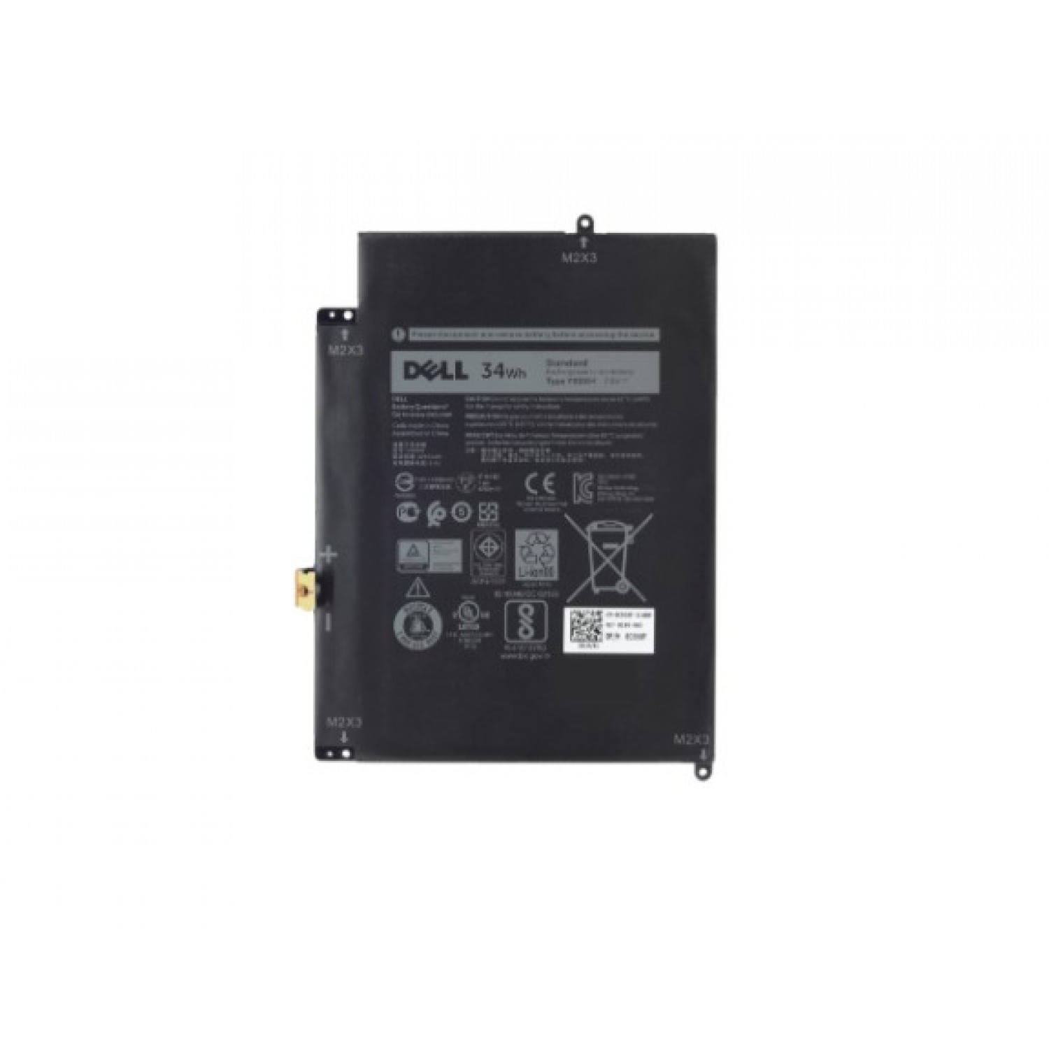 Acumulator nou original Dell C668F 0C668F YX0XH 0YX0XH WYCVV 7.6V 4250mAh 34Wh 2 celule Diverse Server