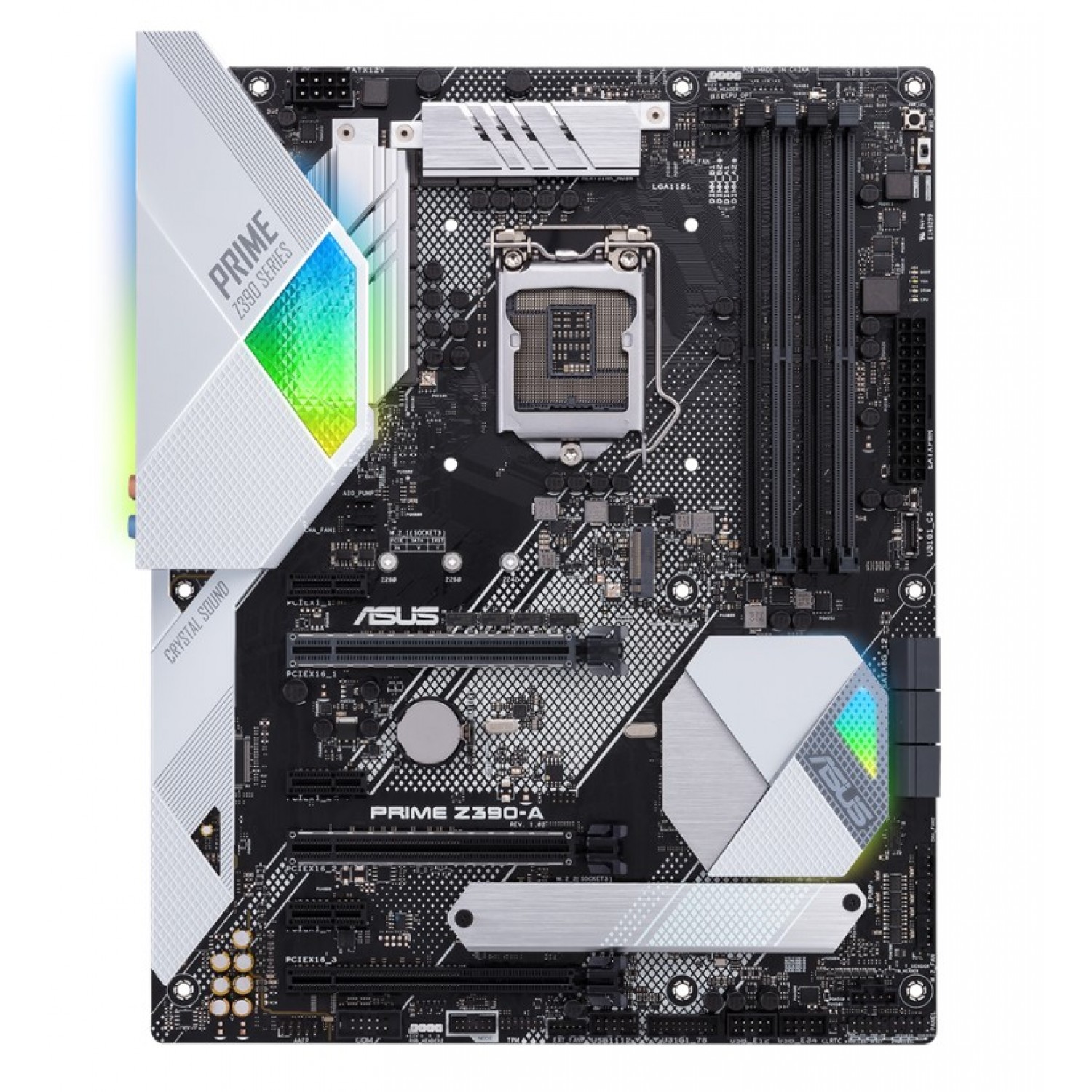 Placa de baza PC Second hand ASUS PRIME Z390-A ATX LGA1151 v2 cu NVMe Dual M.2, AI Overclocking, 4 sloturi DDR4, HDMI, USB 3.1 Gen2 Type-C (gen 8,9) Placi de Baza PC