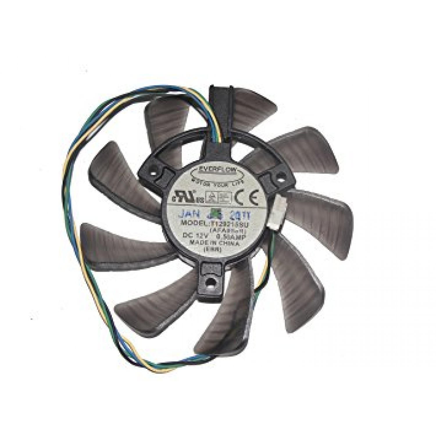 Ventilator placa video ASUS GTX 460 560 HD 6790 6780 T129215SU 4 PINI 12V 0.5A 3 prinderi