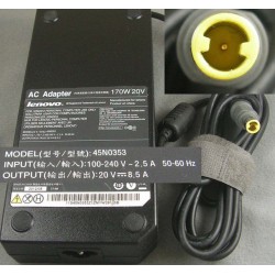 Alimentator laptop original ca nou LENOVO T530 T530i W520 W530 Model 45N0112 20V 8.5A 170W