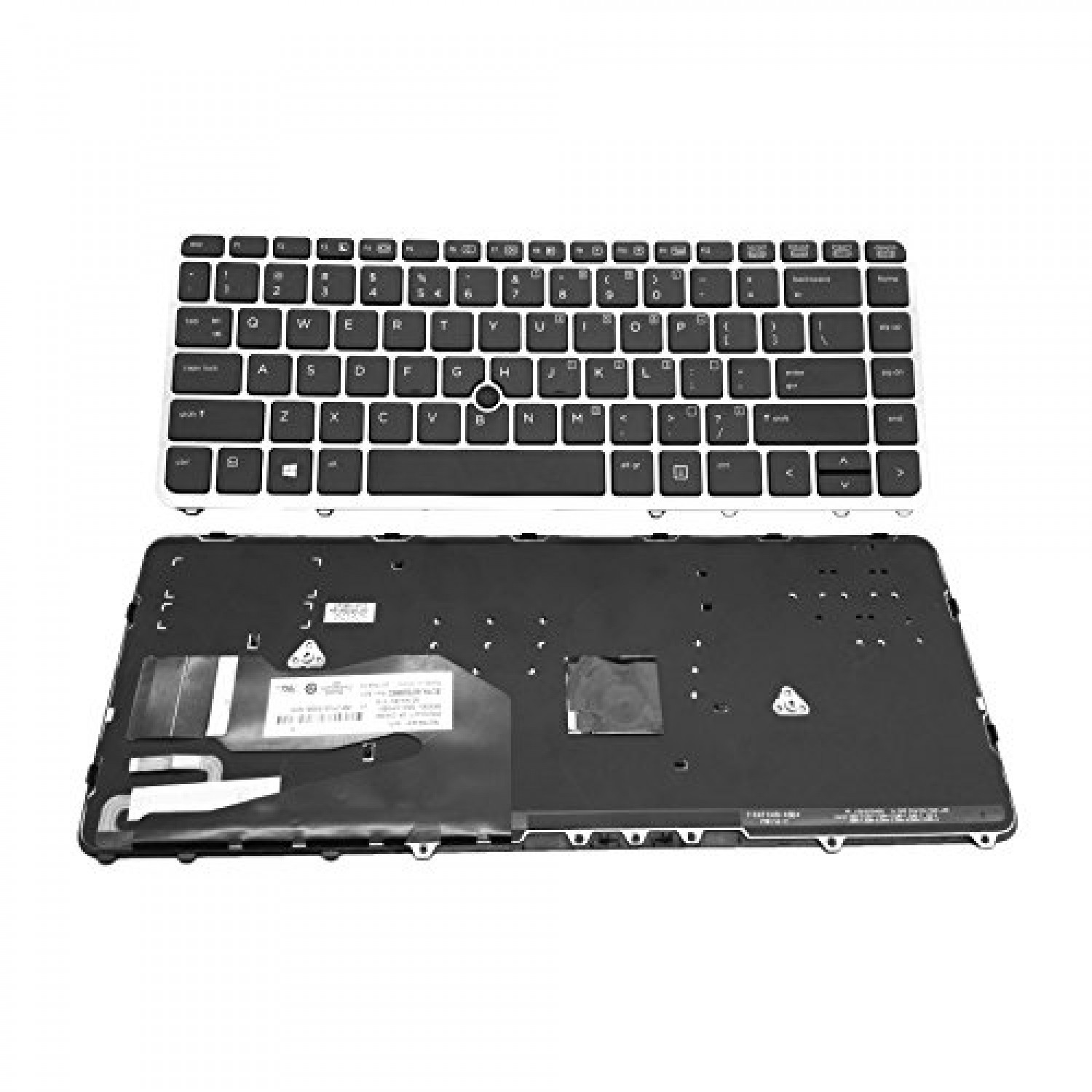 Tastatura laptop noua HP Elitebook 840 G1 850 G1 Silver Frame Black Backlit US