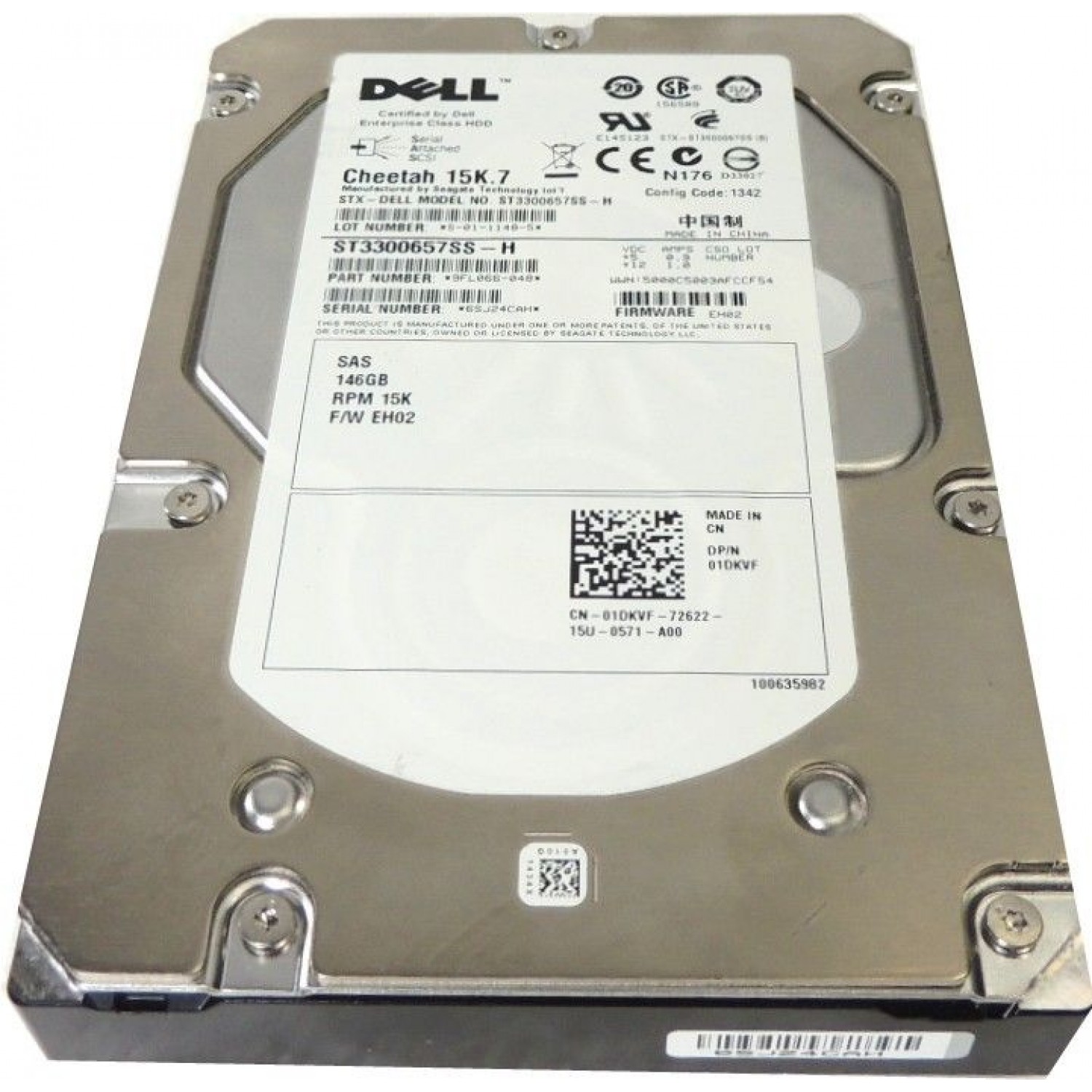 Hard disk server DELL 146GB 15K  ST3146855SS 3.5'' SAS DP/N TN937 Hardisk-uri Server