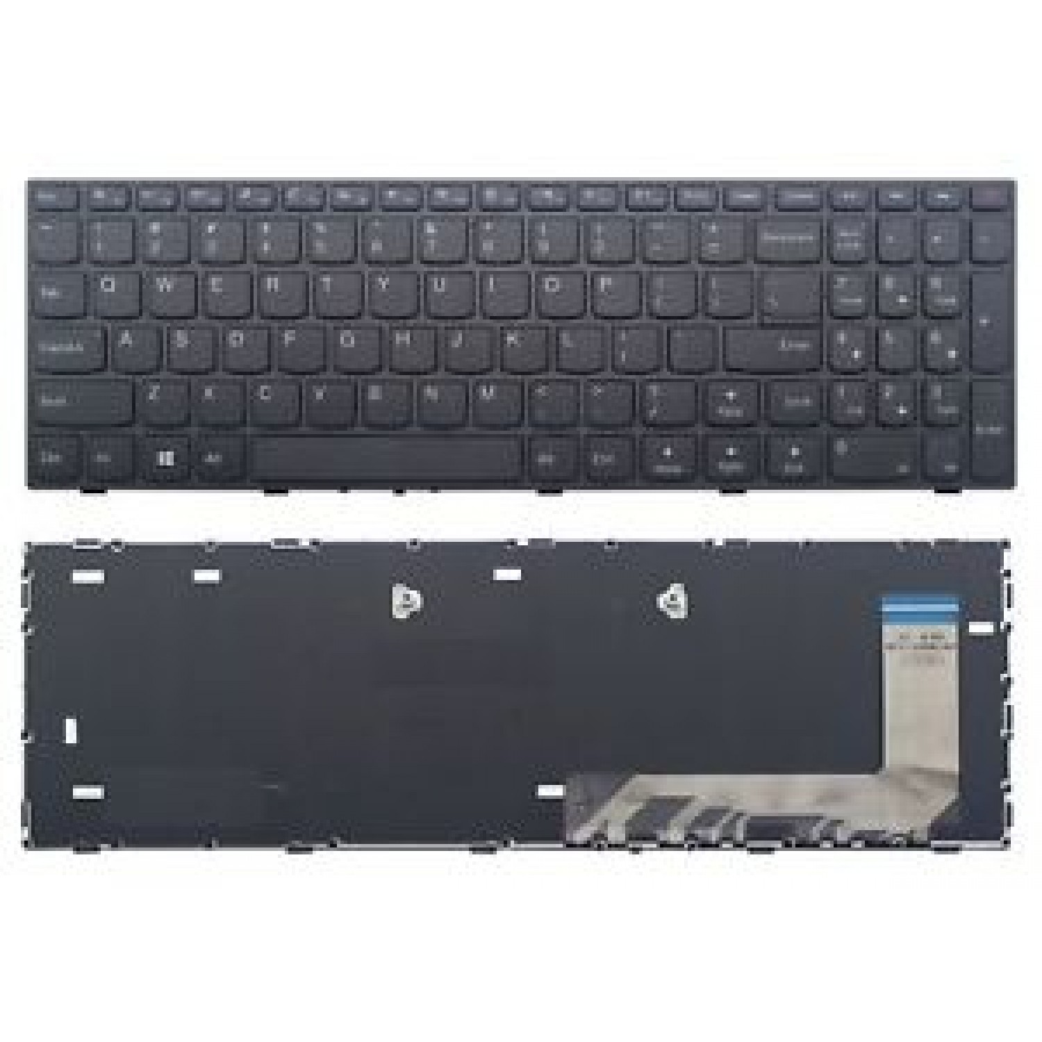 Tastatura laptop noua LENOVO Ideapad 110-15ISK 110-17ACL 110-17IKB 110-17ISK Black Frame Black US