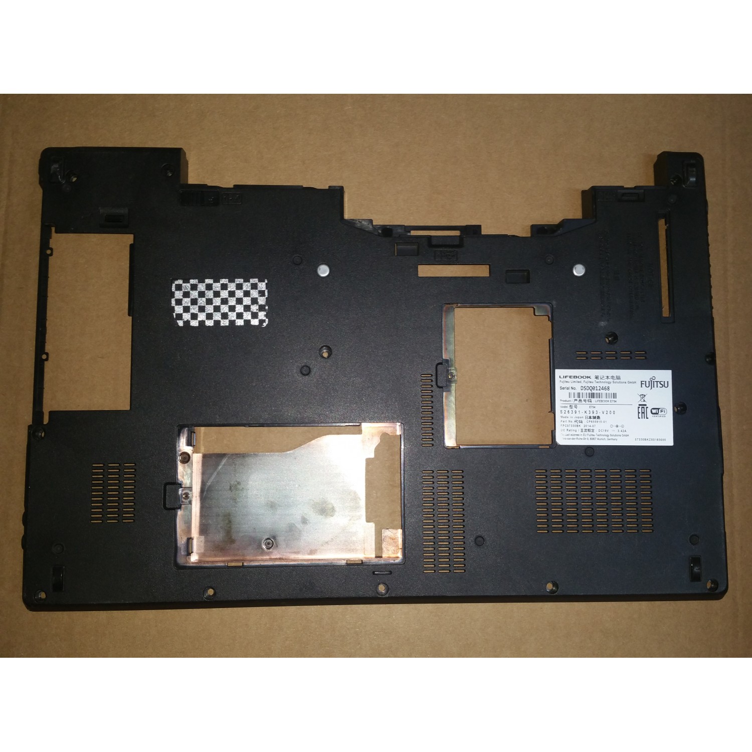 Bottomcase laptop Fujitsu Lifebook E754