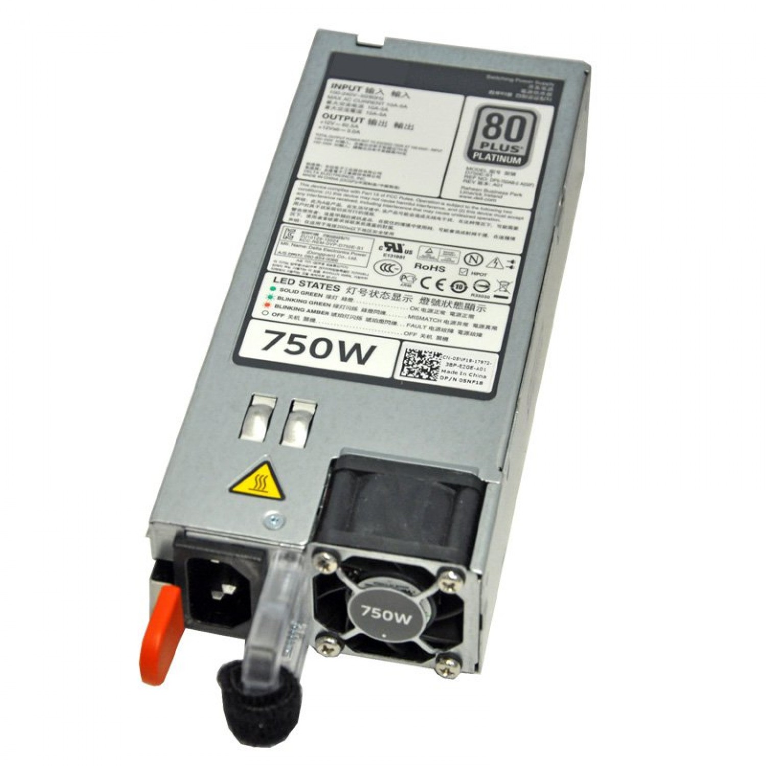 Sursa server Dell PowerEdge R620 R520 R720 DPS-750AB-2 DP/N 5NF18 6W2PW 9PXCV 79RDR 750W Surse Server