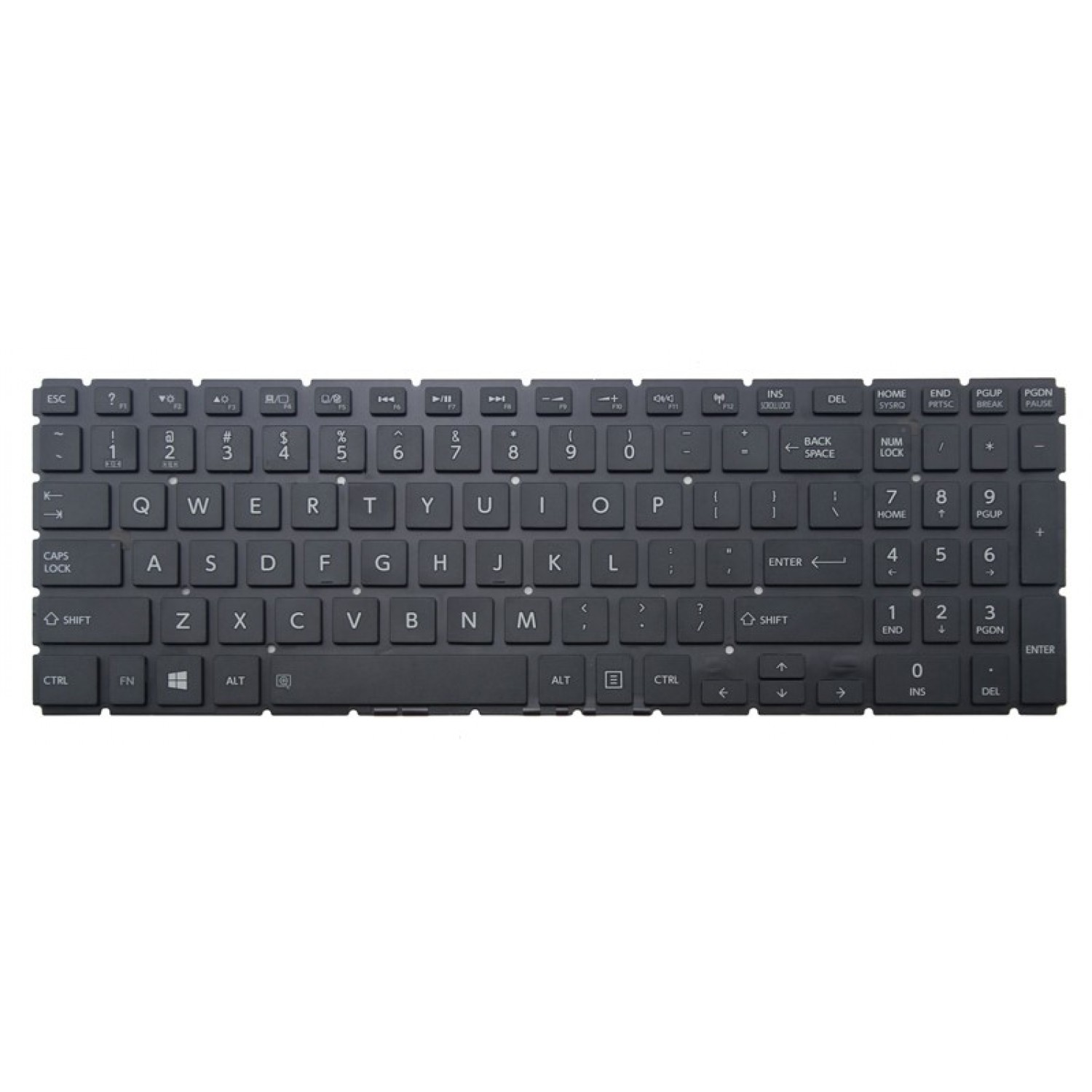 Tastatura laptop noua TOSHIBA L50-B S50-B L50D-B L50T-B L50DT-B L55(D)-B S55-B S55T-B S55D-B GLOSSY (Without FRAME,Backlit,For Win8 )