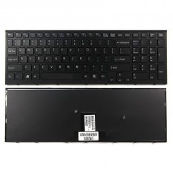 Tastatura laptop noua Sony Vaio VPC-EB Black Frame Black
