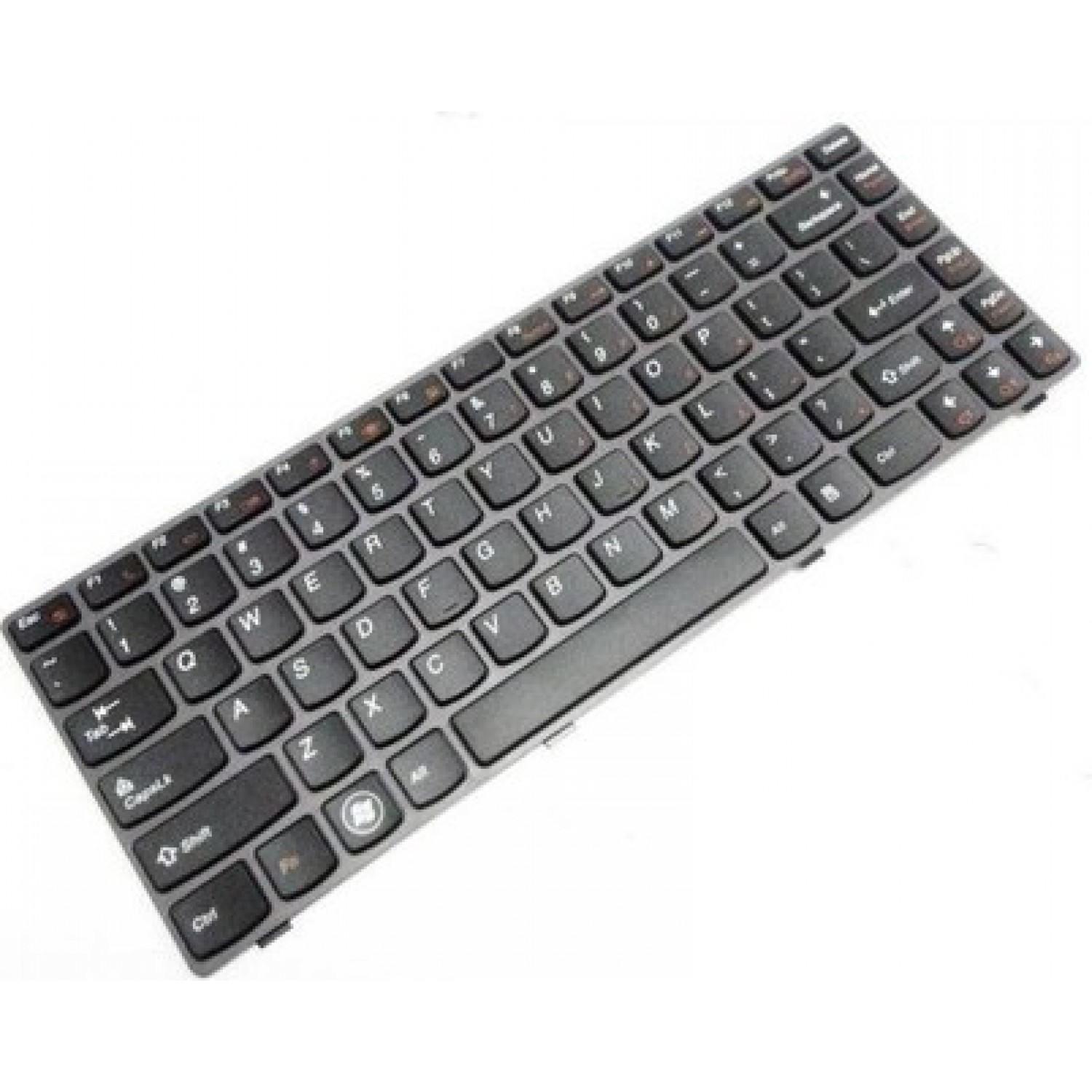 Tastatura laptop noua Lenovo Y480 Gray Frame Black WIN 8 US