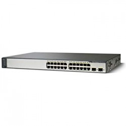 Switch Cisco Catalyst WS-C3750-24PS-S 10/100 PoE  24-Port +2 SFP