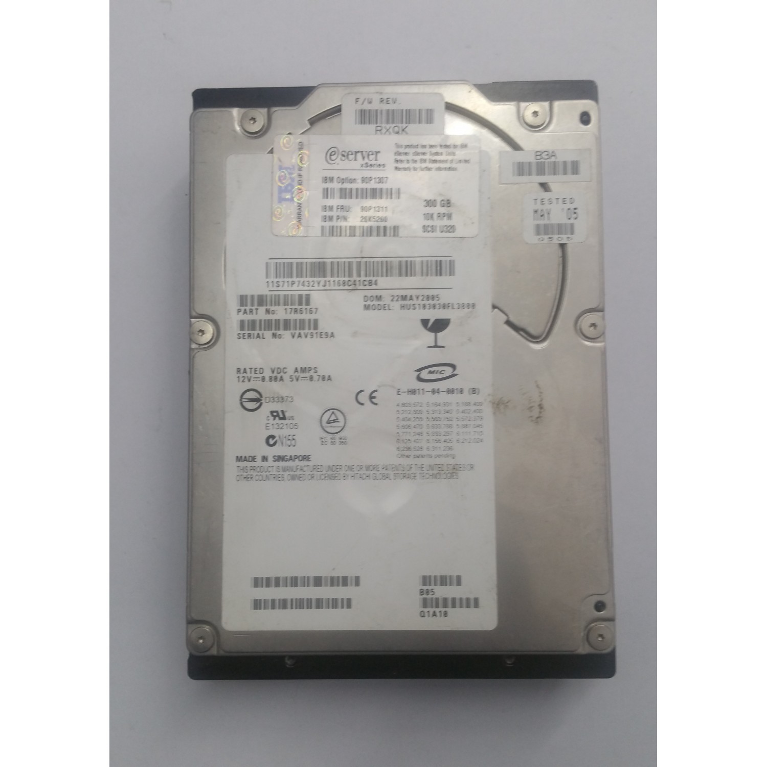 Hard disk server SCSI 300GB 10K U320 divese modele 3.5''