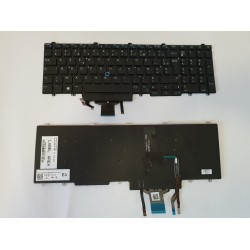 Tastatura laptop noua Dell Latitude E5550 E5570 E5580 BACKLIT FRENCH DP/N WCKVN
