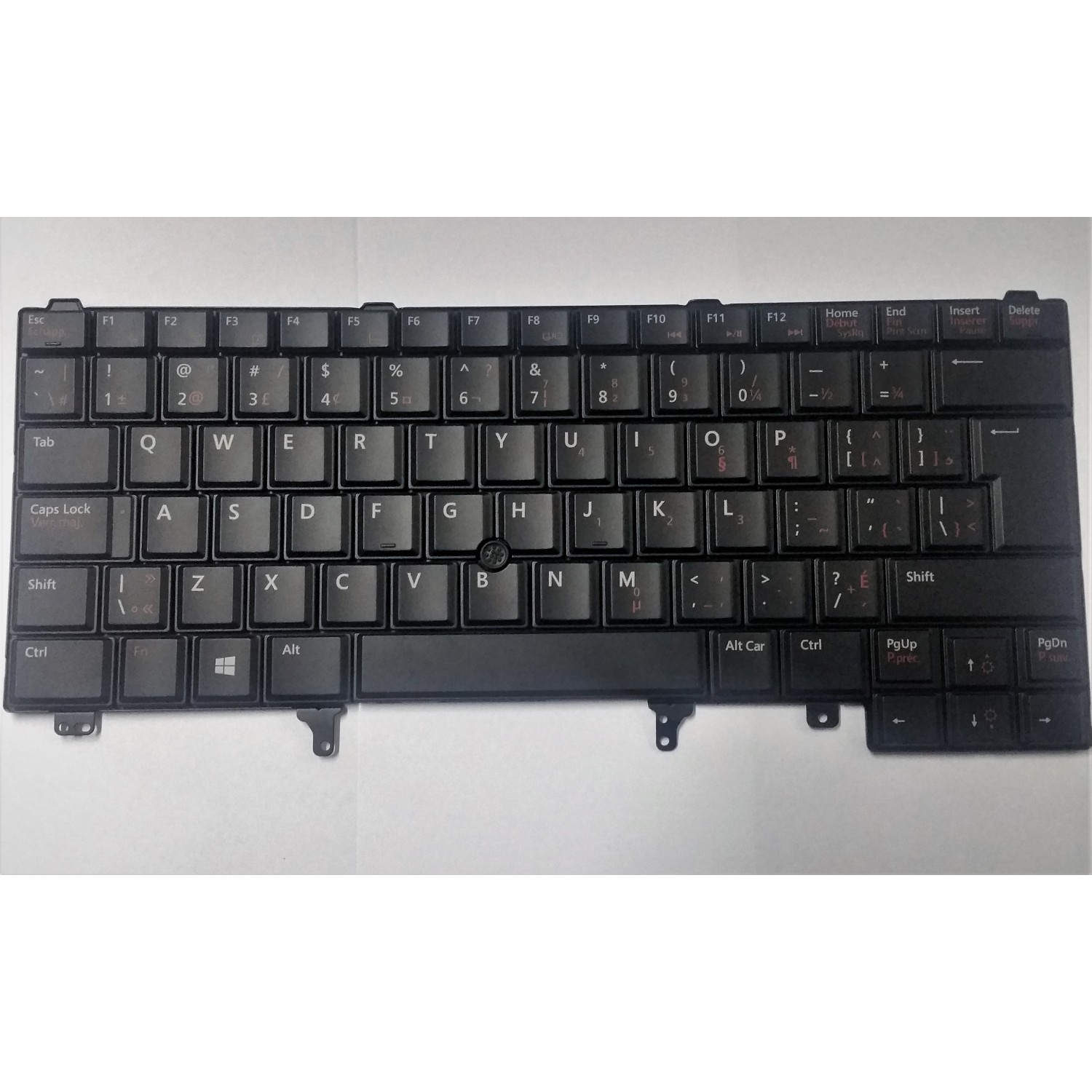 Tastatura laptop noua DELL LATITUDE E5420 E5430 E6320 E6330 E6420 Black English-French with point stick DP/N TP2TV