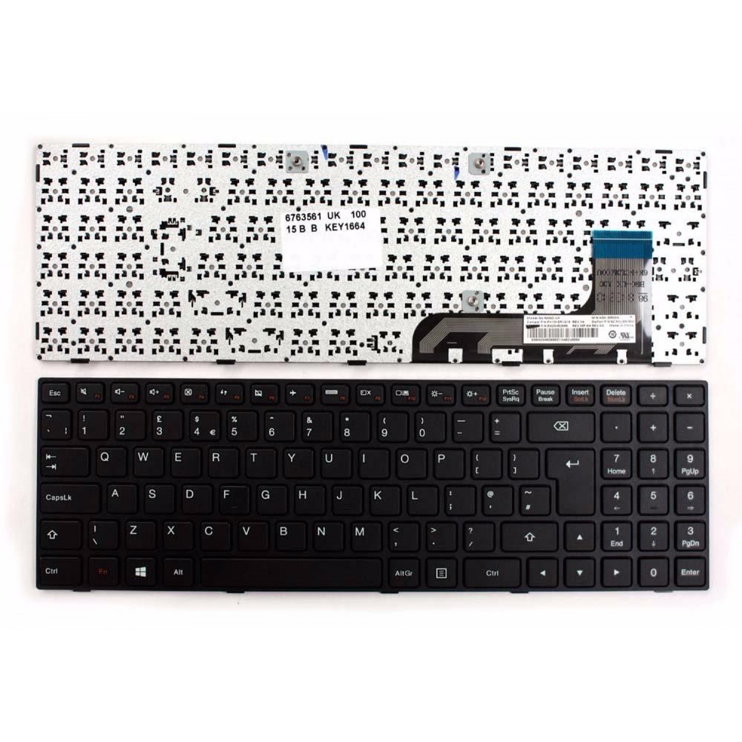 Tastatura laptop second hand LENOVO 100-15IBY layout UK