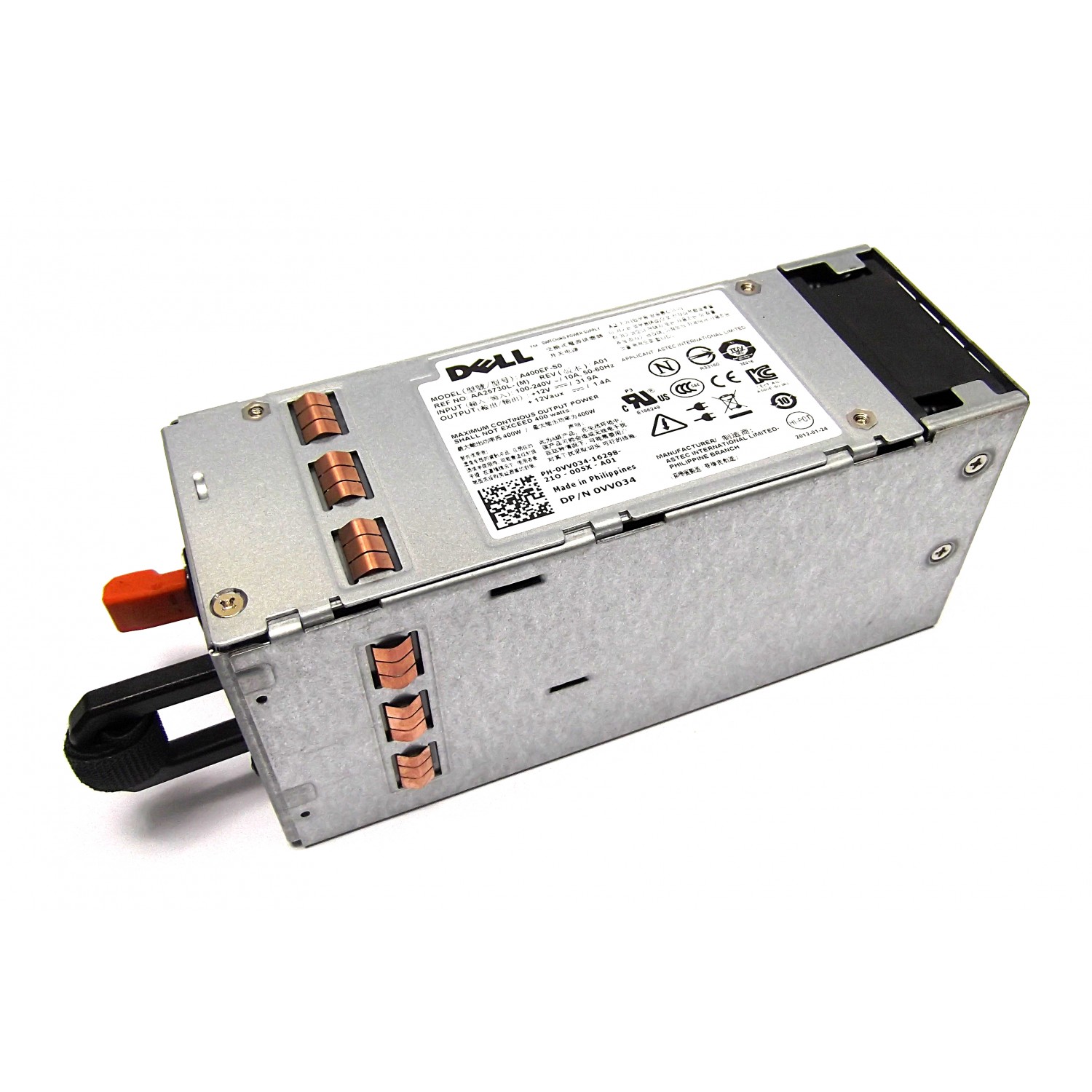 Sursa server Dell Poweredge T310 Server Hot Swap model A400EF-S0 DP/N VV034 400W