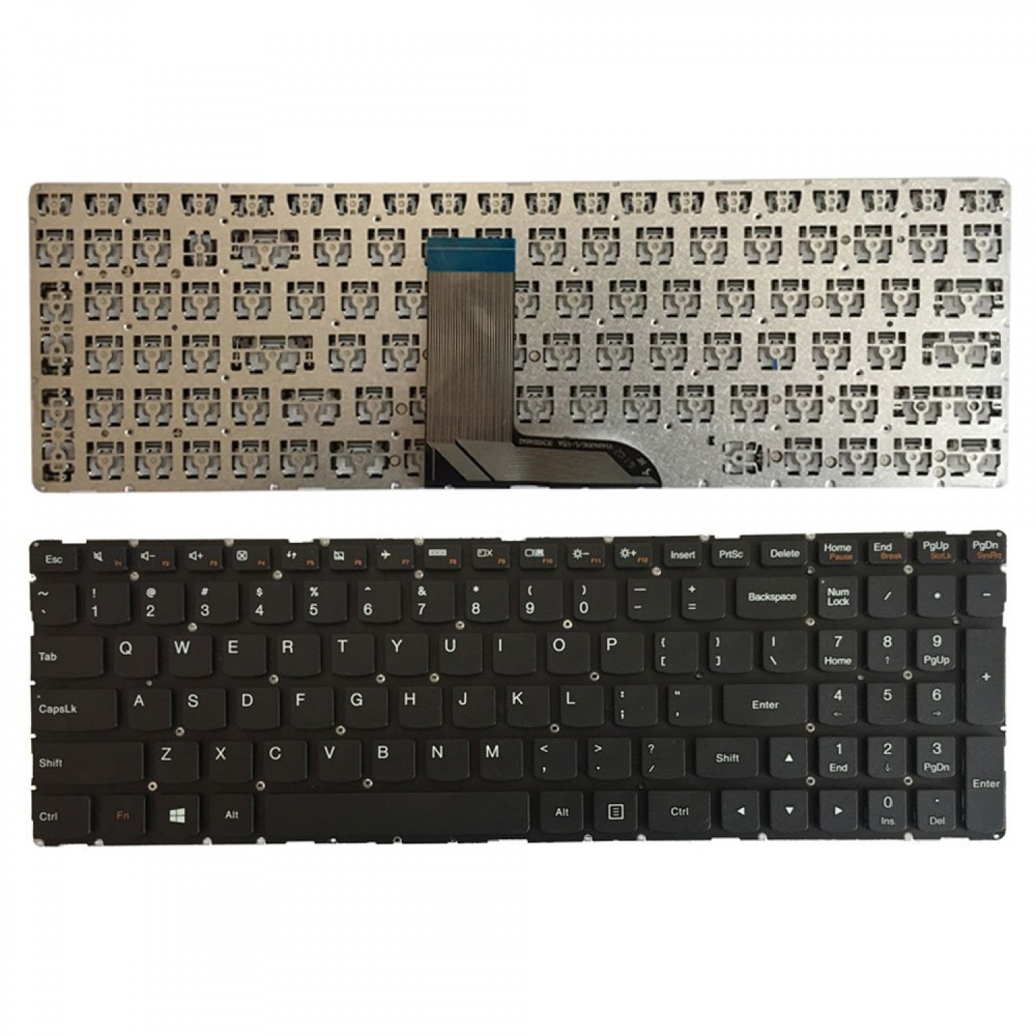 Tastatura laptop noua Lenovo Flex 3-15 3-1570 3-1580  Edge2-15 2-1580 Black (Without frame) US
