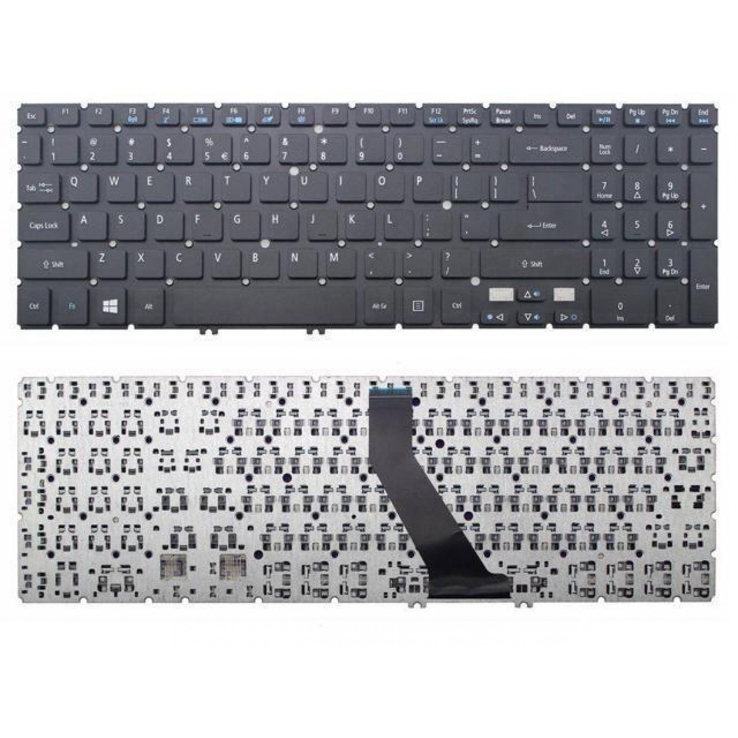 Tastatura laptop noua ACER M5-581G M5-581T V5-571 V5-531 Black Oem (For Win8) US