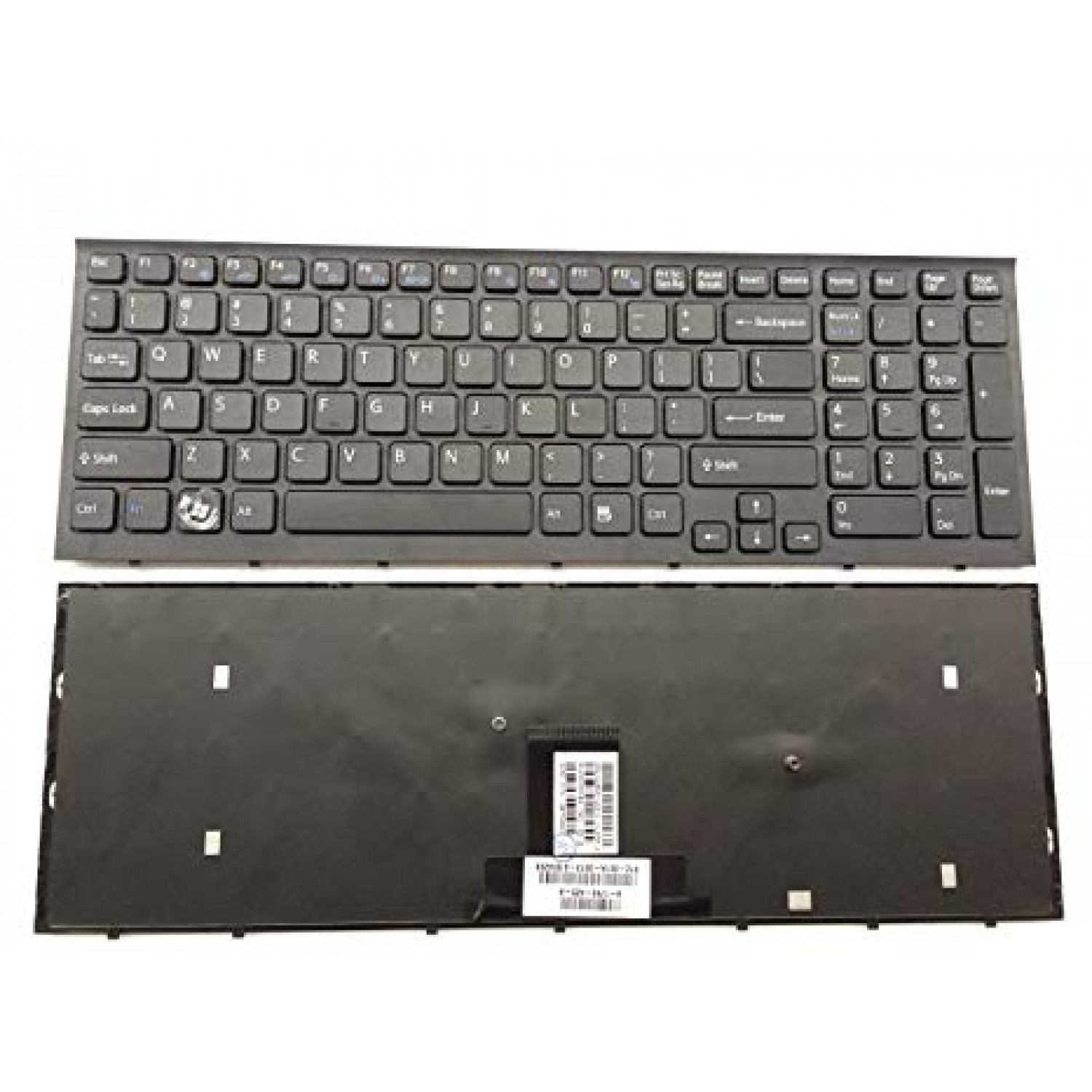 Tastatura laptop noua SONY VPC-EB Black Frame Black US