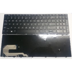 Tastatura laptop noua HP Elitebook 850 G5 755 G5 Zbook 15u G5 Black Frame Black US