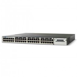 Switch Cisco Catalyst WS-C3750X-48P-S Layer 3 48 x 10/100/1000 Ethernet PoE 2 X 1100W cu C3KX-NM-1G
