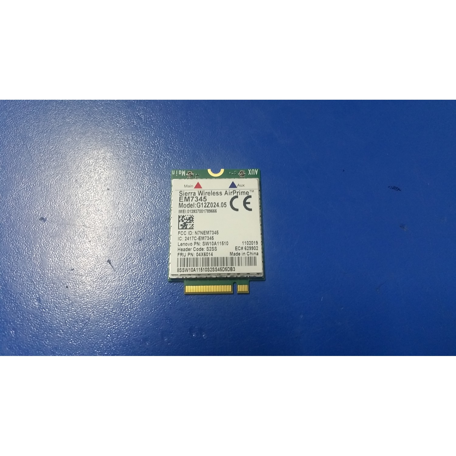 Modul Sierra LTE WWAN Lenovo EM7345 ThinkPad X1 Carbon GEN 2 FRU 04X6014