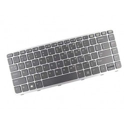 Tastatura laptop noua HP Elitebook Folio 1040 G1 Silver Frame Black US