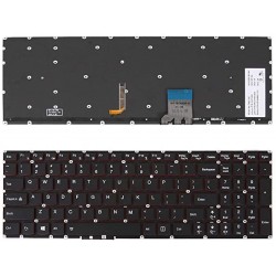 Tastatura laptop noua Lenovo Y50-70 Y70-70 Black Red Backlite US