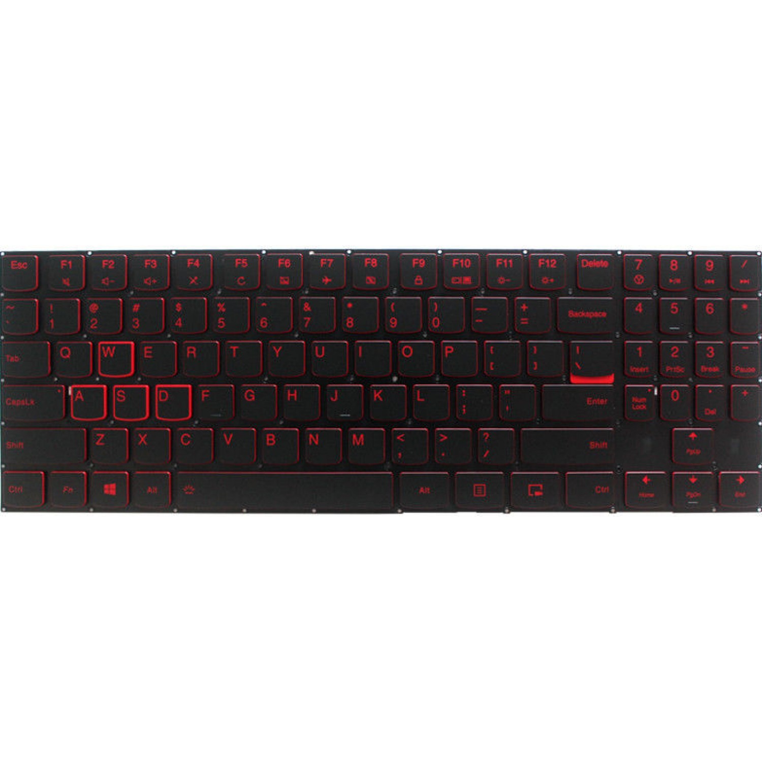 Tastatura laptop noua Lenovo Legion Y540-15IRH Y540-17IRH Y7000-2019 Black without Frame Red Printing Backlit Layout US
