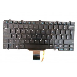 Tastatura noua DELL E5450 BLACK Backlit with Point stick Win8 Layout UK