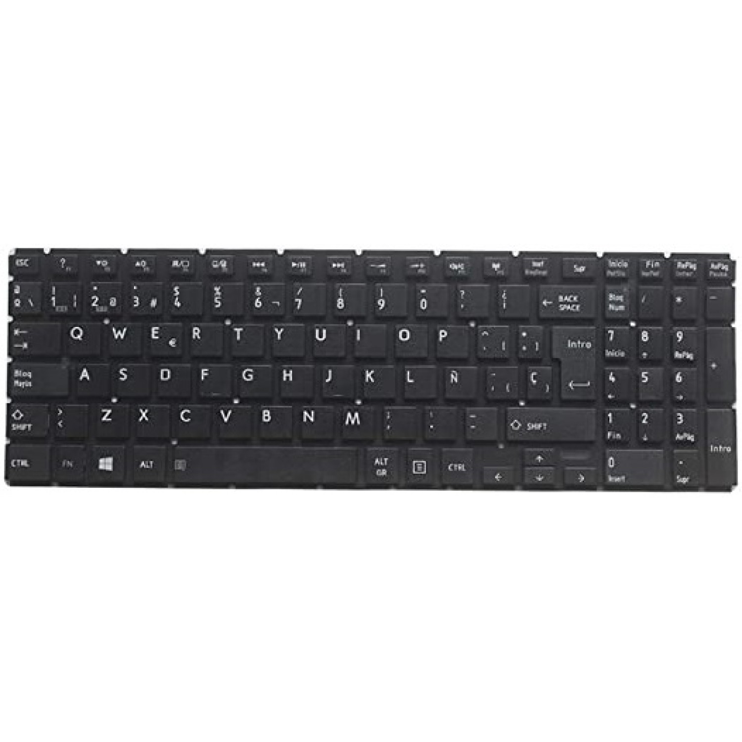 Tastatura laptop noua Toshiba Satellite L50-B S50-B L50D-B L50T-B L50DT-B L55D-B S55-B S55T-B 5SSD-B Black without Frame Win 8 Layout UK